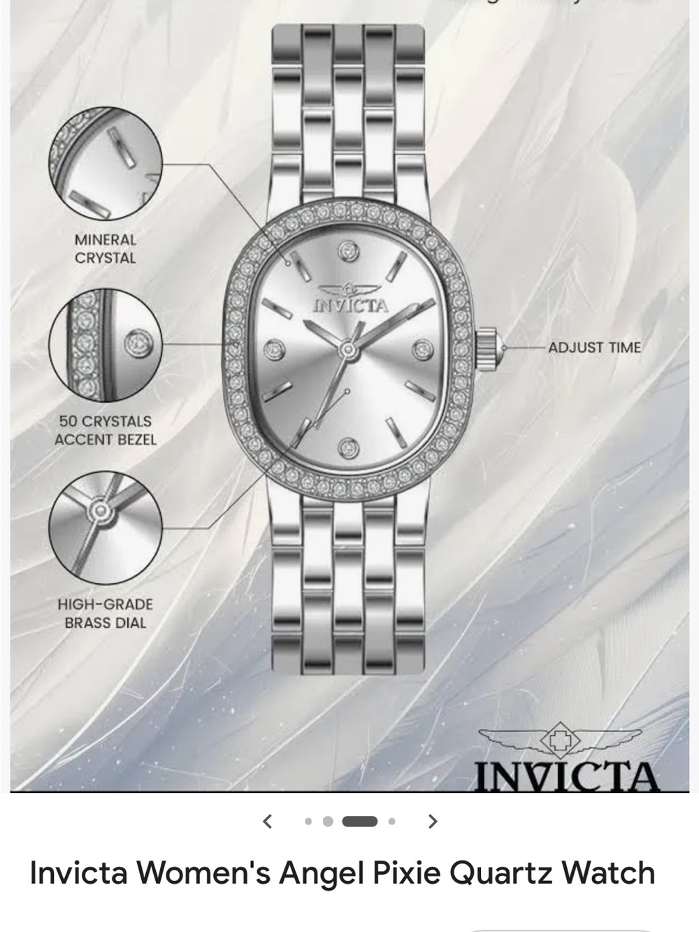 Invicta Angel Pixie Women's Watch - 20mm. Steel (48134) - Picture 3 of 11